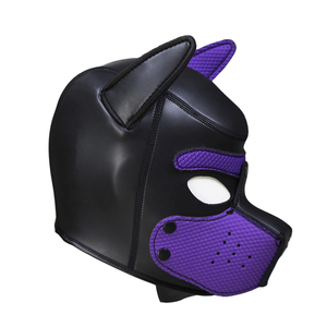 Masque de chien très tendance, jouets sexuels BDSM, masque en <span class=keywords><strong>latex</strong></span> BDSM - Product Image 4