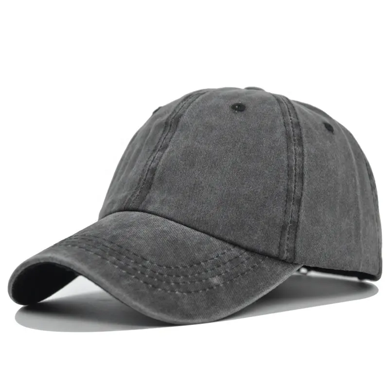 Casquette de Baseball en coton pour homme et femme, chapeau de sport uni en sergé de couleur unie