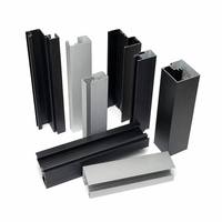 Profils de fenêtres en aluminium léger haute résistance pour systèmes de cloisons de bureaux, usage résidentiel et commercial