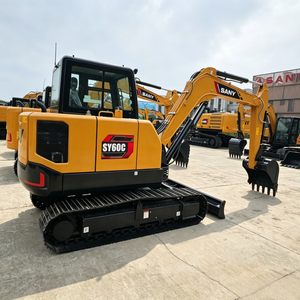 Meilleur prix, fourniture d'usine, SANY SY60C, mini-excavatrice sur chenilles de 6 tonnes, design compact, haute efficacité, équipement de construction fiable - Product Image 5