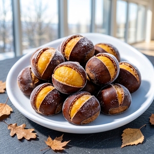 Châtaignes sucrées surgelées pour la crème glacée et les garnitures de desserts glacés - Product Image 2