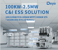 Stock UE Deye ESS 16.08kWh Haute Tension BOS-B Pro-A3 Batterie LiFePO4 Solution de Stockage d'Énergie Domestique pour Systèmes Solaires Hybrides