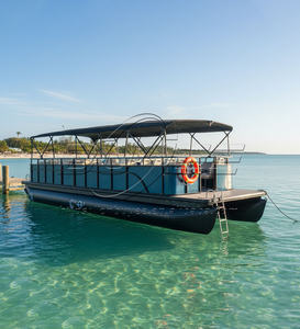 Bote Pontón Comercial de Aleación de Aluminio para Exteriores, 26-30 Asientos, Uso Residencial y Familiar, Crucero para Negocios de Alquiler - Product Image 3