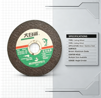 Disque de scie circulaire en acier inoxydable Songcheng de 4 pouces, compatible avec les meuleuses d'angle, pour travaux de petite fabrication métallique