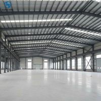 Entrepôt préfabriqué en structure métallique pour atelier, conception de bâtiment en structure métallique, service clé en main