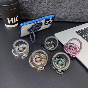 회전 자이로 마그네틱 대시보드 폰 스탠드 다기능 스트레스 해소 접착식 ABS 소재 조절 가능 맞춤형 - Product Image 1