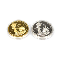 Pièce métallique de Collection des états-unis plaquée or et argent, personnalisée, 1 Trillion de Dollar
