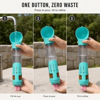 Bouteille d'eau portable 3-en-1 pour chien de 500 ml, avec distributeur de nourriture, en PP de qualité alimentaire, pour petits chiens, idéale pour les voyages et les sorties.