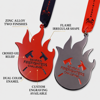 Médaille personnalisée en alliage de zinc irrégulier émaillée pour la fin des compétitions sportives à thème spécial, souvenir, récompense, prix