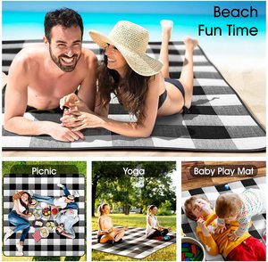 Bãi Biển Di Động Ngoài Trời Cắm Trại Mẫu Miễn Phí Tái Chế <span class=keywords><strong>In</strong></span> Chần Tùy Chỉnh Boho Có Thể Gập Lại Dã Ngoại Chăn - Product Image 5