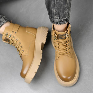 Zapatos de Trabajo para Hombre 2026, Modernos, Versátiles, con Suela Gruesa, de Caña Alta, a la Moda, Cómodos, Transpirables y Antideslizantes - Product Image 1