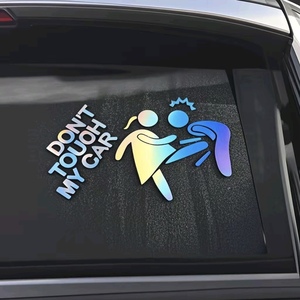 custom personalized hologram cute stickers for cars - Product Image 5