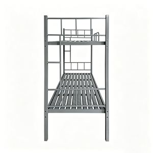Lits superposés modernes en métal pour usage commercial, taille double, structure en fer, extensibles, durables, avec revêtement en velours, pour adultes, lits de dortoir - Product Image 5