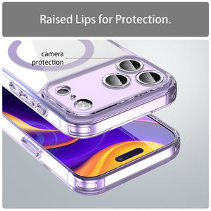 Custodia <span class=keywords><strong>trasparente</strong></span> con magnete di carica senza fili per <span class=keywords><strong>iPhone</strong></span> 15 16 14 13 17 <span class=keywords><strong>12</strong></span> 17 Pro Max air <span class=keywords><strong>Cover</strong></span> morbida antiurto magnetica - Product Image 5