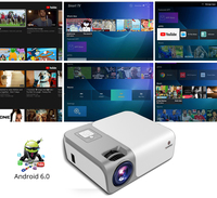 Pom-lux — projecteur intelligent Portable, Android 2.4, wi-fi 5G, LED, écran LCD, 1080P, Full HD