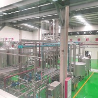 Unité laitière à haute productivité avec pompe et moteur Ligne de production automatique de lait au beurre de lait au chocolat Ghee