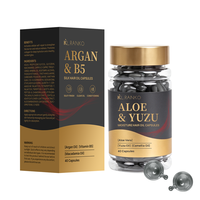Kapsul Minyak Rambut Aloe Yuzu OEM Custom, Ringan, Melembapkan, Menghaluskan, Memberikan Kilau, Koleksi Perawatan Rambut Grey Pearls