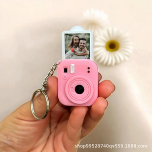Porte-clés en plastique design <span class=keywords><strong>Polaroid</strong></span> pouvant contenir de petites photos, mini-cartes, porte-clés personnalisables - Product Image 1