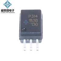 JQW ACPL-P314-500E (SOP-6) (P314 V) Optocoupler Logic Output Chip Isolator Driver SMD Baru Asli Sirkuit Terpadu