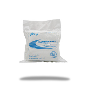 Limpiador de sala limpia de tela de poliéster de limpieza sin polvo para uso médico - Product Image 3