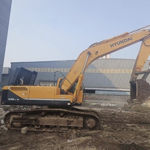 Hyundai 330LC-9T Original 33 tonnes grandes machines lourdes utilisées pelle sur chenilles PLC pompe roulement boîte de vitesses pompe à engrenages moteur - Product Image 1