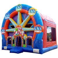 Châteaux gonflables de videur de grande roue gonflable commerciale personnalisée à vendre