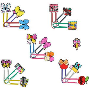 Custom Cartoon-Design <strong>Christmas</strong> <strong>Decorations</strong> PVC Bookmarks <strong>Office</strong> Decor &amp; Accessories-Paper Clips in Cartoon-Shaped - Product Image 1