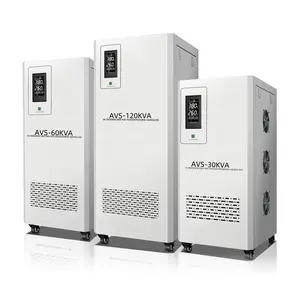 20KVA 맞춤형 전력 산업용 구리 전압 안정기 3 상 380V 지능형 AC 자동 전압 조정기