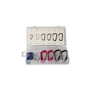 Toolland อะลูมิเนียม Snap D-RING หลากหลาย-12ชิ้น - Product Image 1