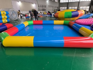 Juegos Inflables para Parque Acuático al Aire Libre, Piscina de PVC Hermética para Niños - Product Image 4