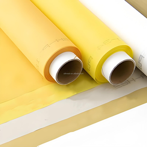 Rollo de Malla de Monofilamento de Poliéster Amarillo/Blanco para Serigrafía, 43T 77T 100T 120T 110 200 250 305 Mallas para Impresión en Serigrafía - Product Image 6