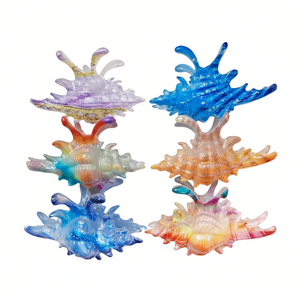 Fermacapelli a Forma di Conchiglia 13Cm, Confezione da 2 Pezzi per Colore - Product Image 1