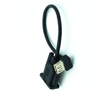 Cable de Conversión Serial con Conector Hembra RS232 DB9 a USB Tipo-A (USB 2.0) DB9F-USB AF 25cm YR-DBAF-1