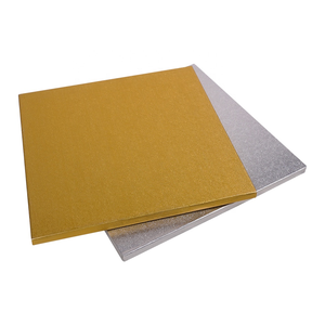 Tabla de tartas de tamaño rectangular resistente a la grasa, cartón blanco corrugado para decoración de tartas de boda - Product Image 6