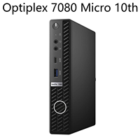 Mini-PC OptiPlex 7080 Barebone de 10e génération, propre, sans rayures, grade A, testé et fonctionnel