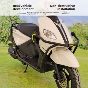 Pour <span class=keywords><strong>Yamaha</strong></span> Freewind 125 : Ensemble de barres de protection avant et arrière / protections moteur et porte-bagages arrière - Vente en gros d'usine pour concessionnaires et distributeurs - Product Image 3