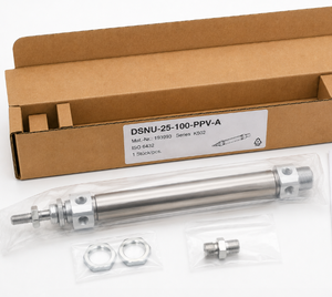 Original New DSNU-25-100-PPV-A ISO6432 <b>Mini</b> Pneumatic Cylinder Double Acting Air Actuator - Product Image 6