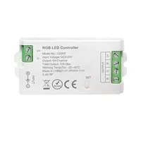 Contrôleurs d'intensité lumineuse 2.4G série simple pour application de smartphone, télécommande avec 4 sorties et 1 sortie CCT/RGB/RGBW/RGBCCT