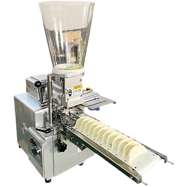 New High Capacity Dumpling Maker Pot Sticker Momo Machine Automatic Tabletop Fried Dumpling Machine Dumpling Making Machine