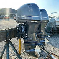 Moteur hors-bord 4 temps écologique 60 CV 4 cylindres à essence à faibles émissions pour yachts de luxe et bateaux familiaux, bateaux de pêche