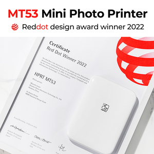 Hprt mt53 <span class=keywords><strong>Mini</strong></span> pocket 3 inch màu Máy in ảnh BT giao diện in nhiệt di động tương thích kho với giấy ảnh - Product Image 2