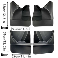 Accessoires de voiture YBJ Garde-boue pour Land Cruiser Prado FJ120 2003-2009 Garde-boue rabattable Garde-boue anti-éclaboussures LC120