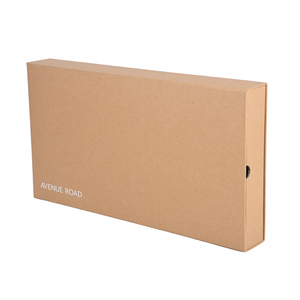 Custom Logo Digital <b>Printing</b> Brown Kraft Cufflink Pull-Out Sleeve Drawer Box with Accessories for Jewelry <b>Packaging</b> - Product Image 4