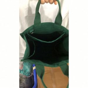 Wholesale <b>Large</b> Blank Grocery Reusable Shopping <b>Bag</b> Zipper Printable Logo Cotton <b>Canvas</b> Tote <b>Bag</b> With Daily Use - Product Image 4