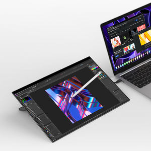 צג נייד משולש עם מסך מגע מורחב OLED בגודל 15.6 אינץ' באיכות גבוהה, ברזולוציית 2k ו-<span class=keywords><strong>4k</strong></span> - Product Image 2