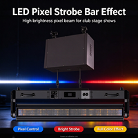 Système d'éclairage de scène cinétique professionnel, barre lumineuse à LED à pixels motorisée avec treuil de levage, contrôlée par DMX pour les clubs