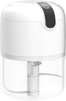 Mini hachoir à ail électrique rechargeable par USB, hachoir à aliments portable sans fil, petit robot culinaire pour hacher l'ail