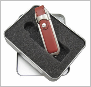 Tùy chỉnh da <span class=keywords><strong>USB</strong></span> bộ nhớ Flash Đĩa Bút ngón tay cái Drive với khung kim loại và hộp thiếc cho chương trình khuyến mãi quà tặng quà tặng quảng cáo - Product Image 4