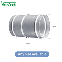 Amortisseur de fumée de feu HVAC Lien fusible en acier galvanisé 70 °C/150 °C/280 °C Retour à ressort pour système de ventilation industriel