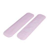 Senwo Compresse froide réutilisable de haute qualité pour le post-partum, avec nylon, gel et tissu, pour soulager la douleur, bleue, 7*28cm